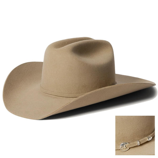 Stetson SBCRAL-7540, Color: Silversand, Size: 7 3/8 (SBCRAL-75409873)