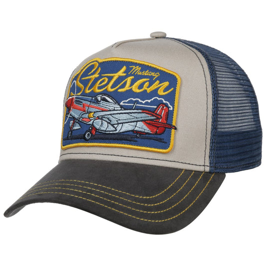 Stetson Airplane Trucker Cap Women/Men Beige One Size