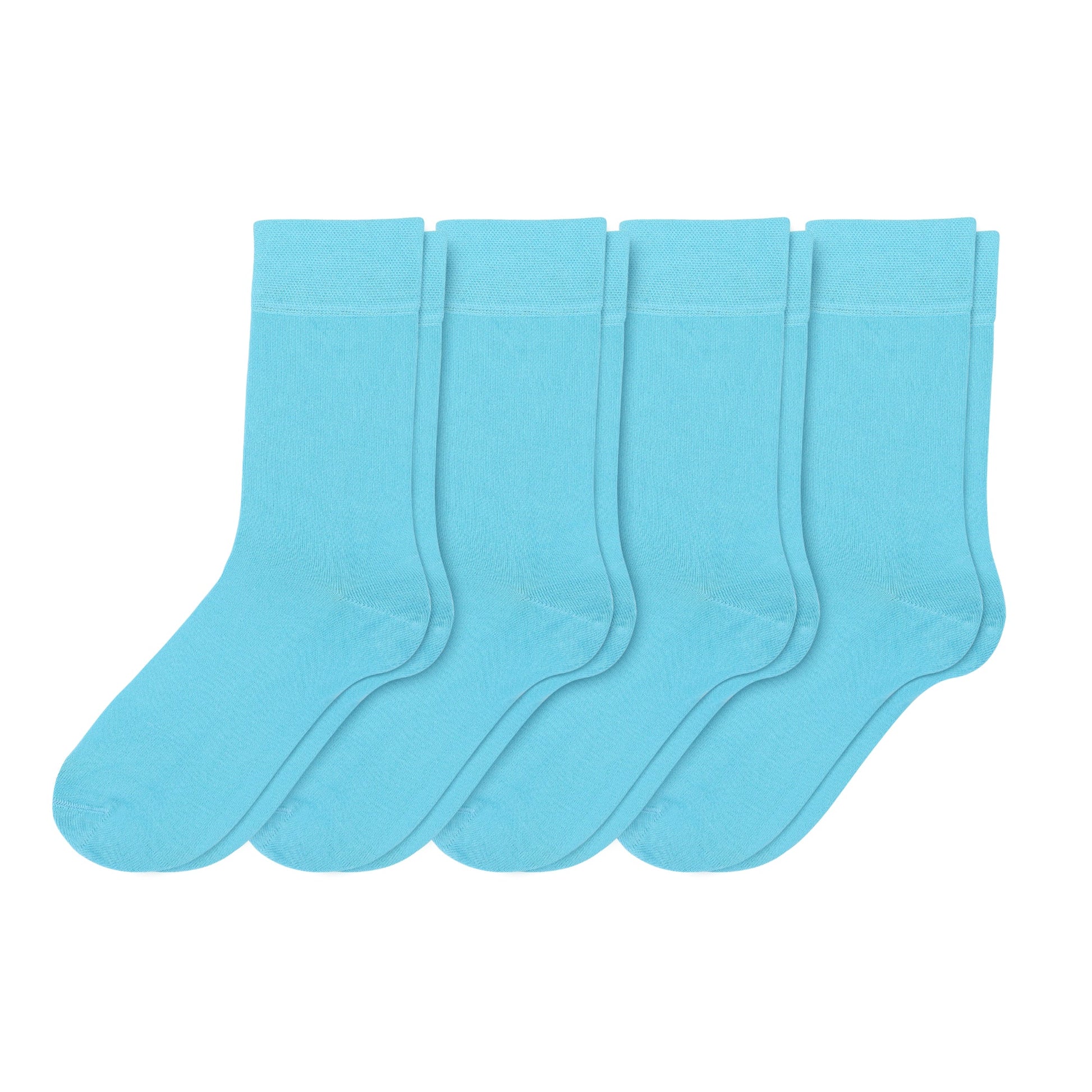 Elyfer-Socks-Turquoise-Bamboo-Crew-Socks-for-Women-in-Gift-Box #color_turquoise