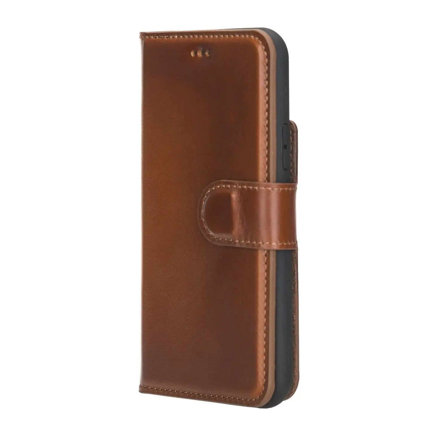 iPhone 11 Pro 5.8" Full Grain Leather Detachable Magnetic Wallet Case Bayelon