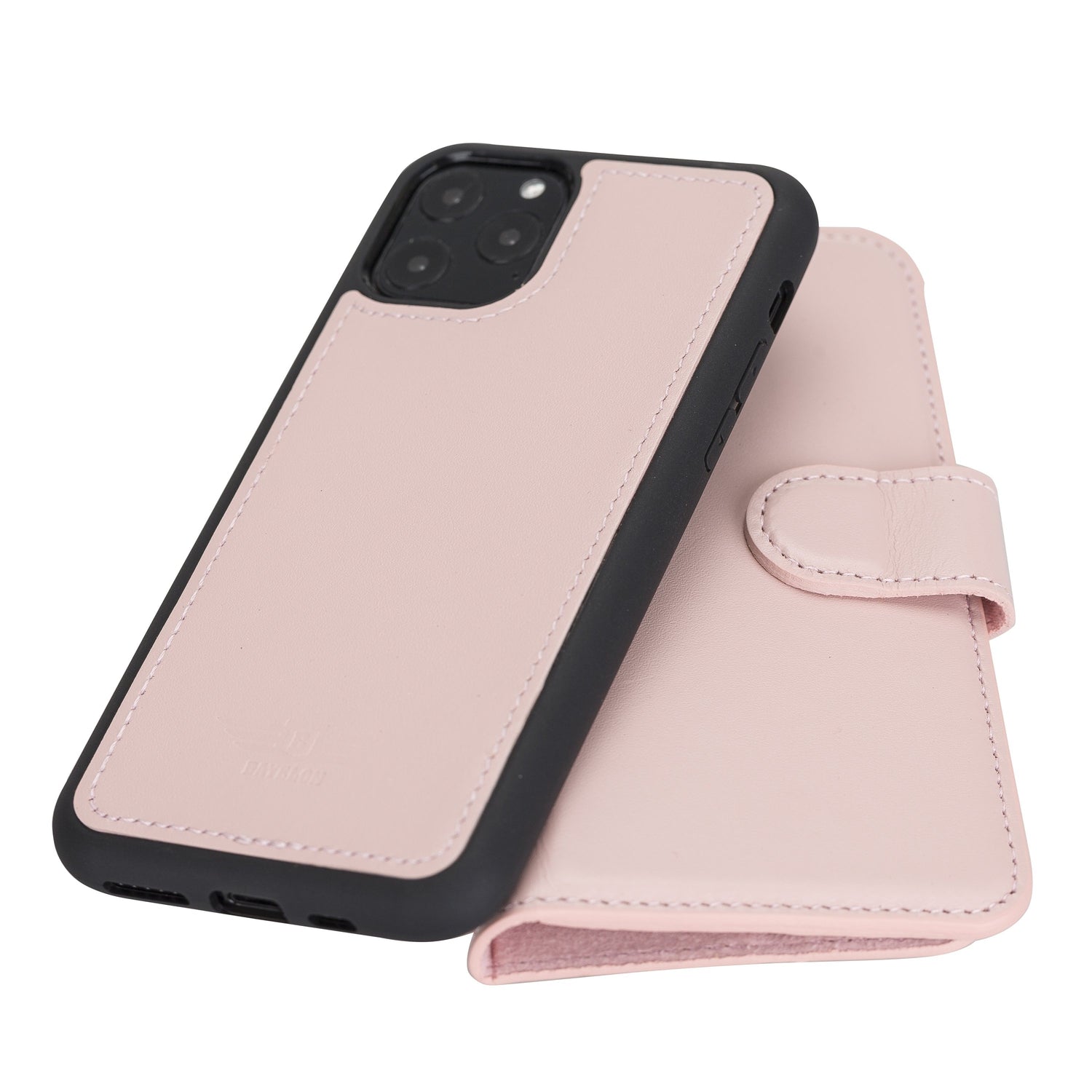 iPhone 11 Pro 5.8" Full Grain Leather Detachable Magnetic Wallet Case Bayelon