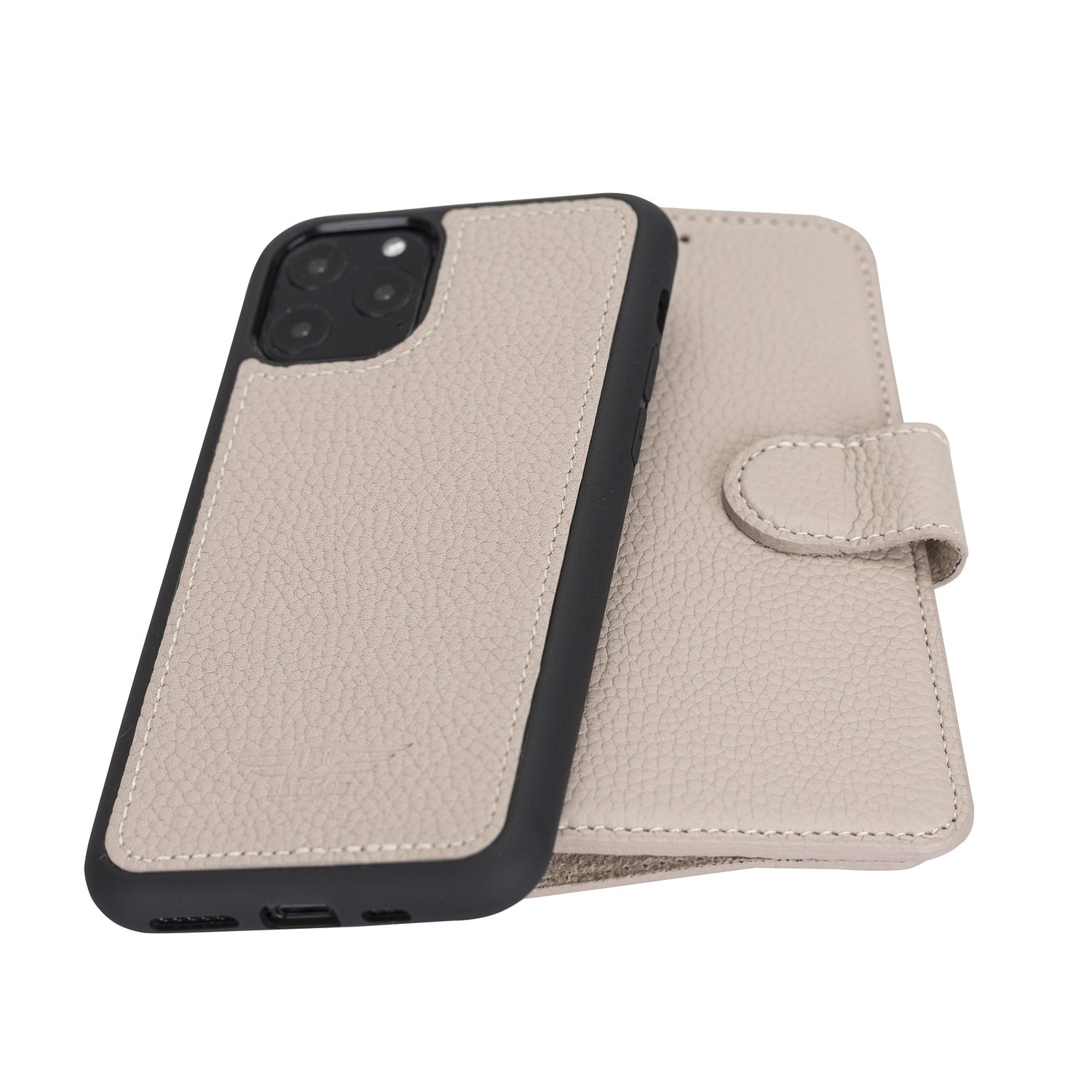 iPhone 11 Pro 5.8" Full Grain Leather Detachable Magnetic Wallet Case Bayelon