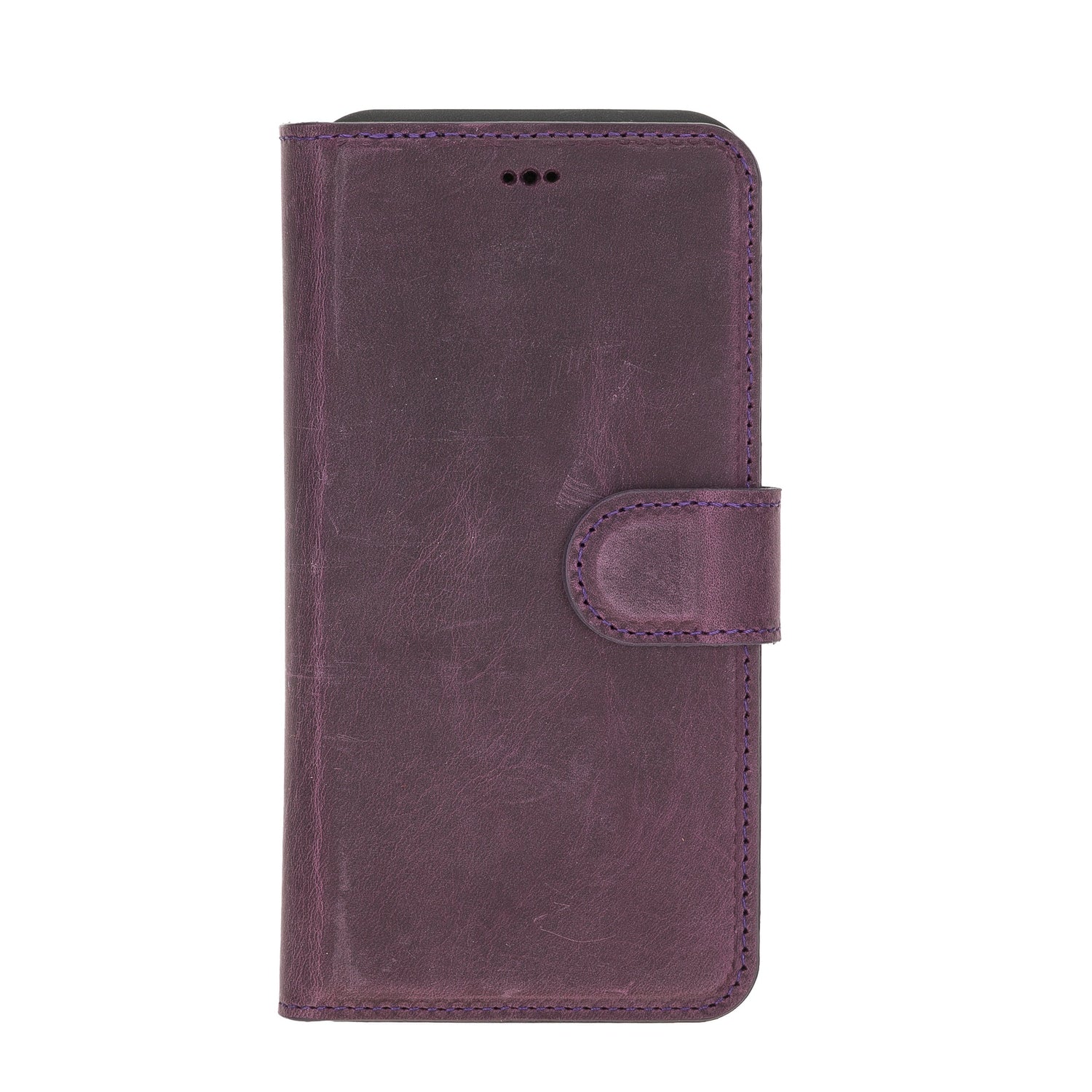 iPhone 11 Pro 5.8" Full Grain Leather Detachable Magnetic Wallet Case Bayelon