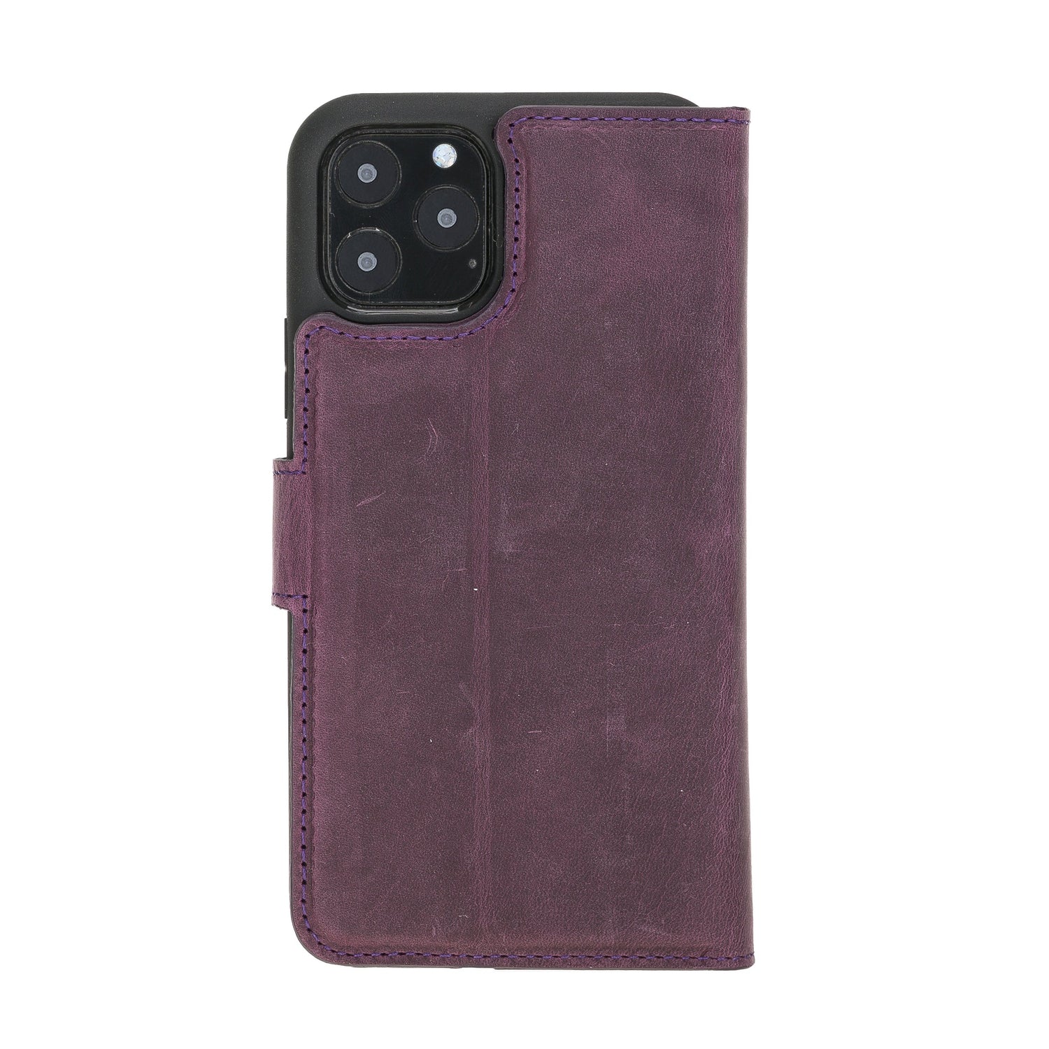 iPhone 11 Pro 5.8" Full Grain Leather Detachable Magnetic Wallet Case Bayelon