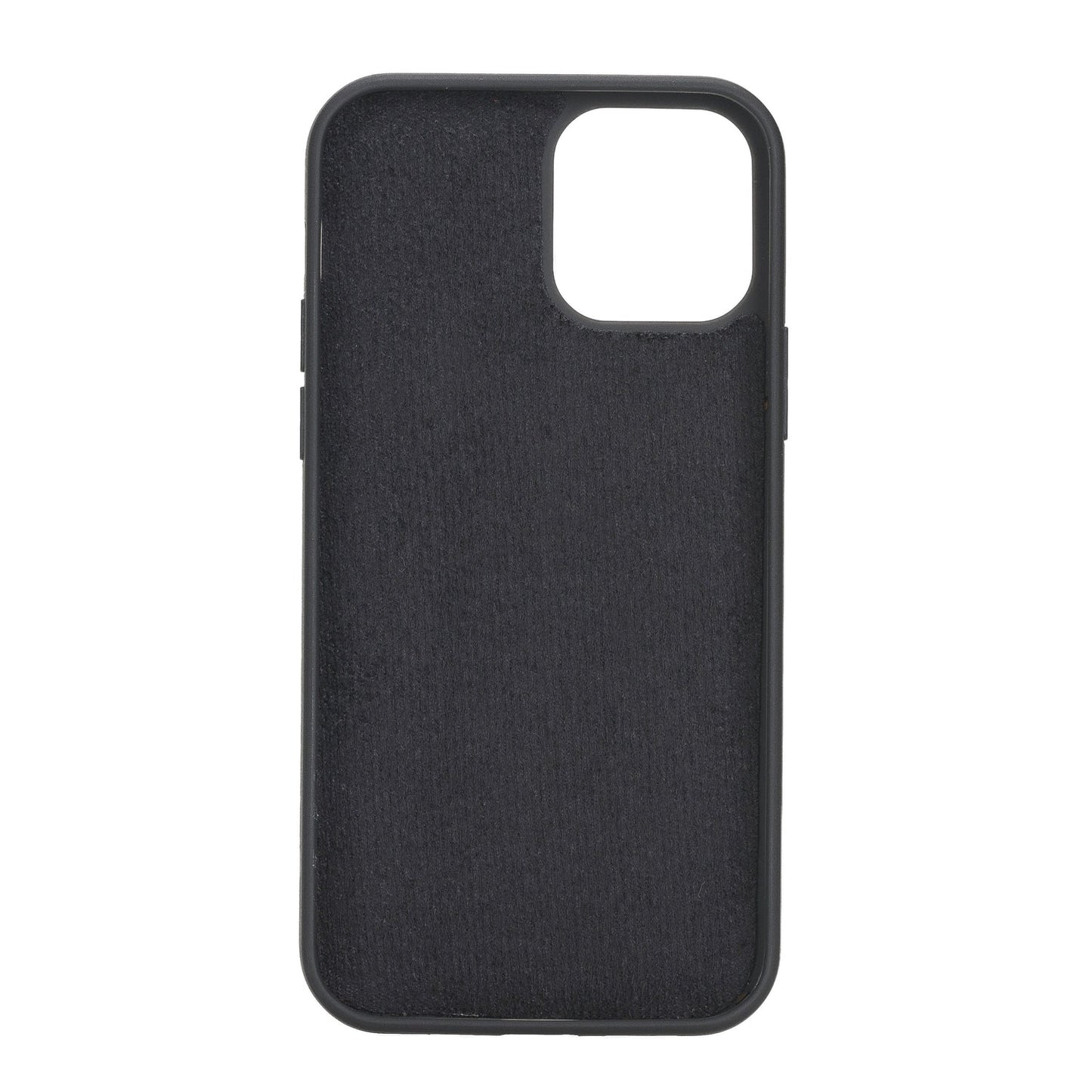 iPhone 12 - 12 Pro 6.1" Handcrafted Full Grain Leather Flexible Snap-on Back Cover Case Bayelon