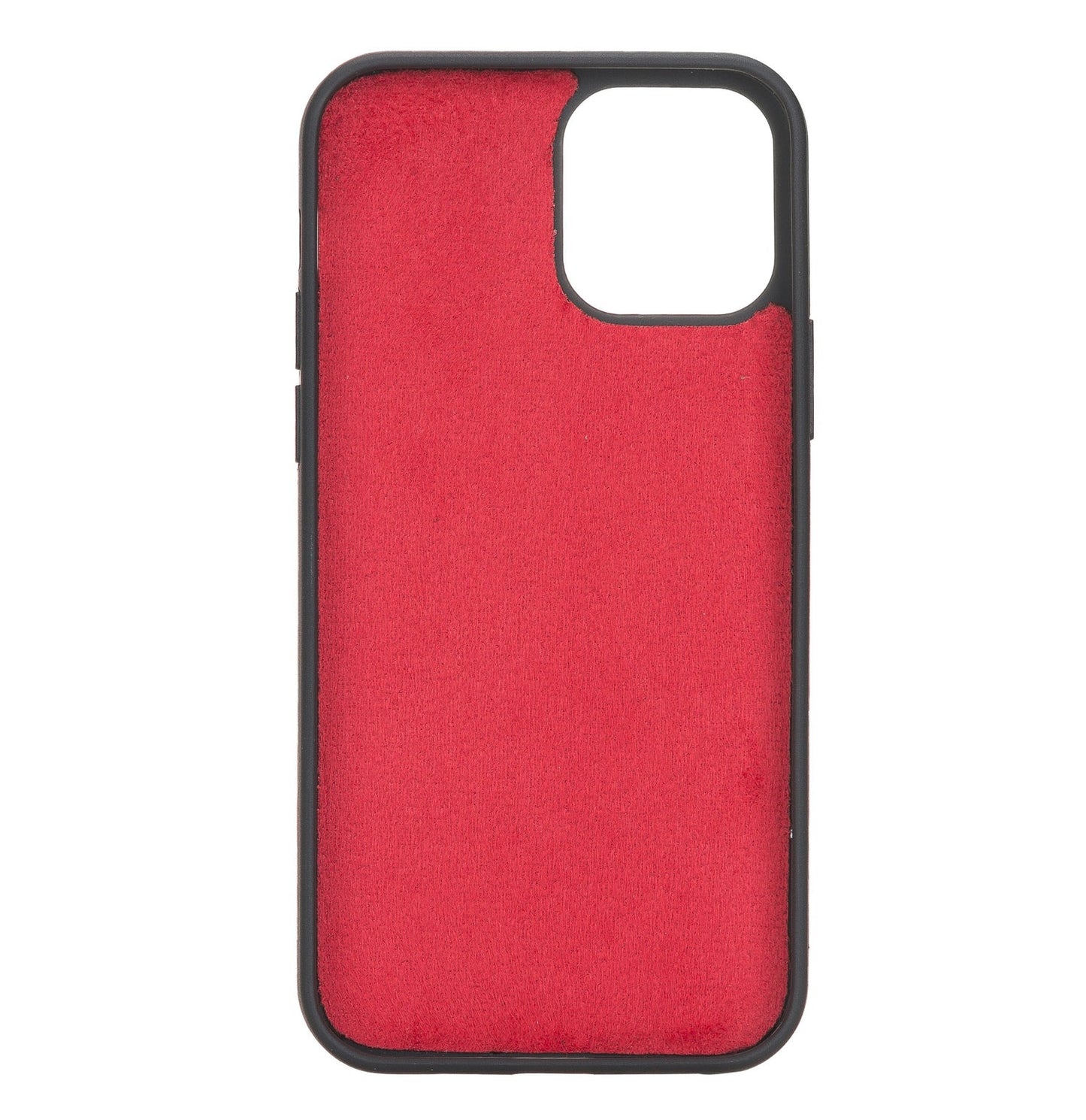 iPhone 12 - 12 Pro 6.1" Handcrafted Full Grain Leather Flexible Snap-on Back Cover Case Bayelon