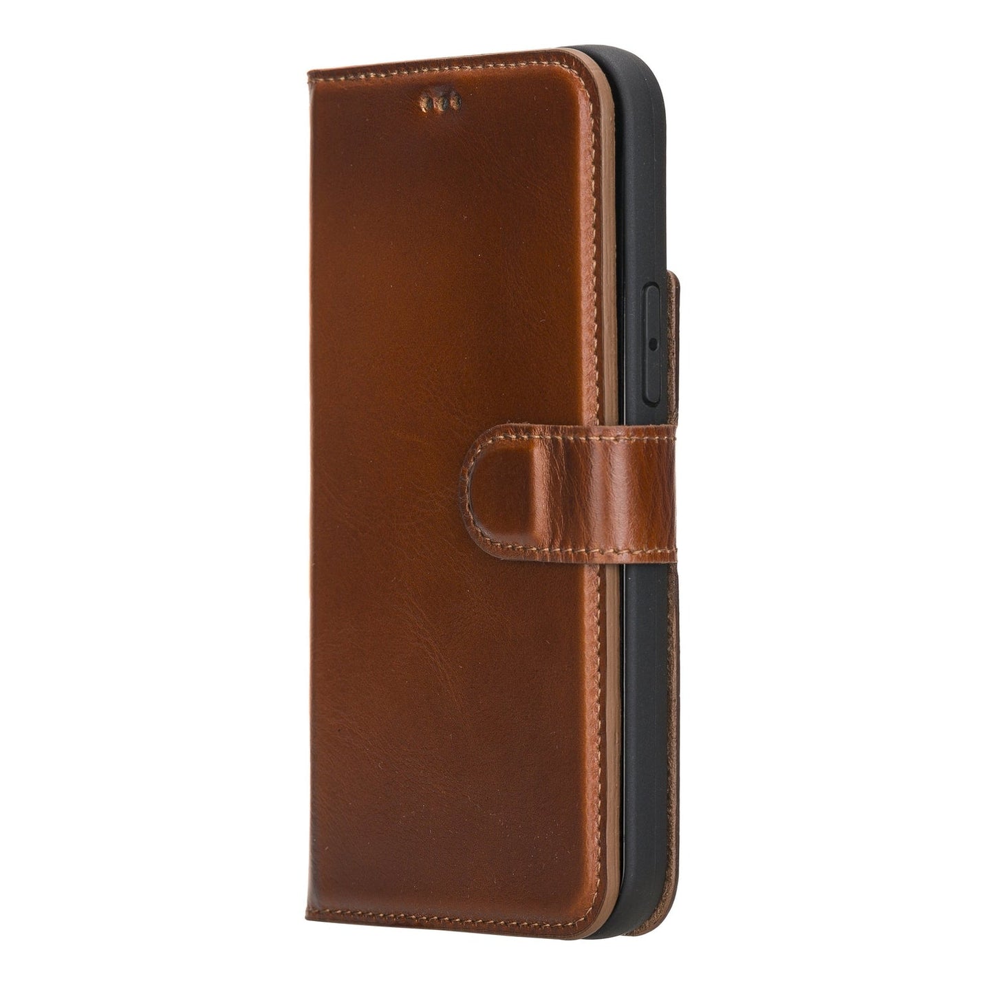 iPhone 12 Pro Max 6.7" Full Grain Leather Detachable Magnetic Handcrafted Wallet Case Bayelon