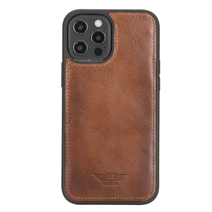 iPhone 12 Pro Max 6.7" Full Grain Leather Detachable Magnetic Handcrafted Wallet Case Bayelon