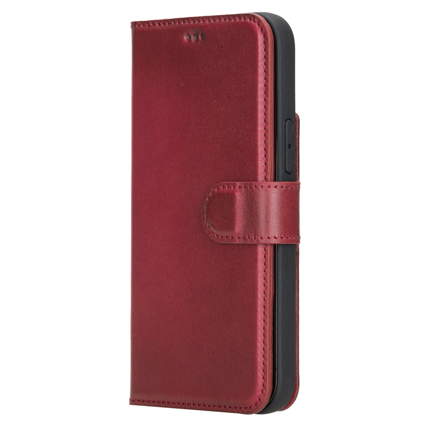 iPhone 12 Pro Max 6.7" Full Grain Leather Detachable Magnetic Handcrafted Wallet Case Bayelon