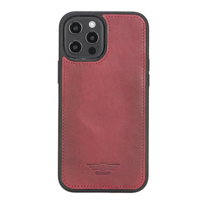 iPhone 12 Pro Max 6.7" Full Grain Leather Detachable Magnetic Handcrafted Wallet Case Bayelon